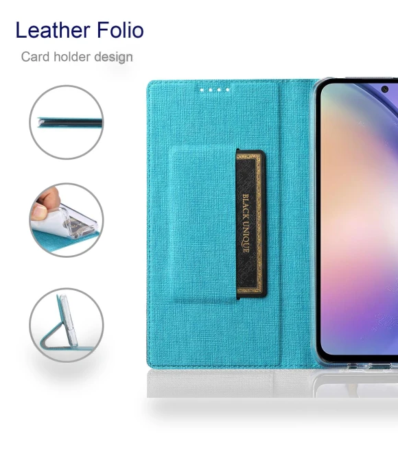 PU Leather Phone Case with Card Slots and Stand — Phone Accessories, VILI