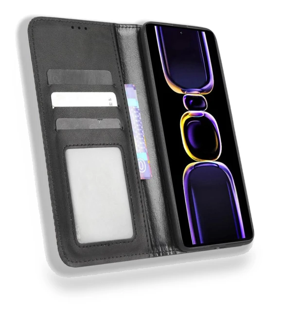 Retro Texture Stand PU Leather Phone Wallet Cover — Phone Accessories, Smartwatch 2025