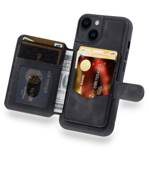 RFID Blocking Phone Case with Wallet Kickstand — Bumpers, Smartwatch 2025