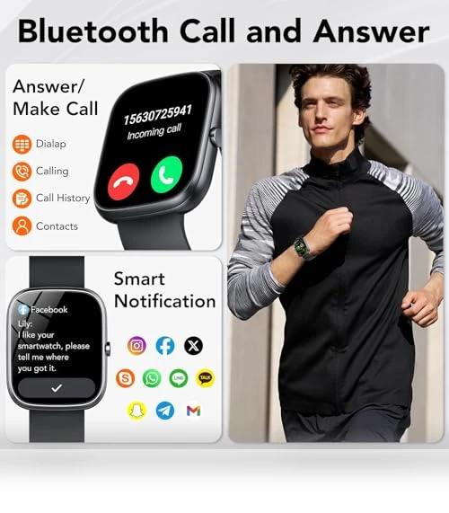 Smart Watch with Heart Rate Monitor — Smartwatches, taopodo
