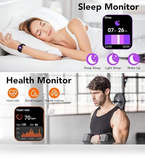Smart Watch with Heart Rate Monitor — Smartwatches, taopodo