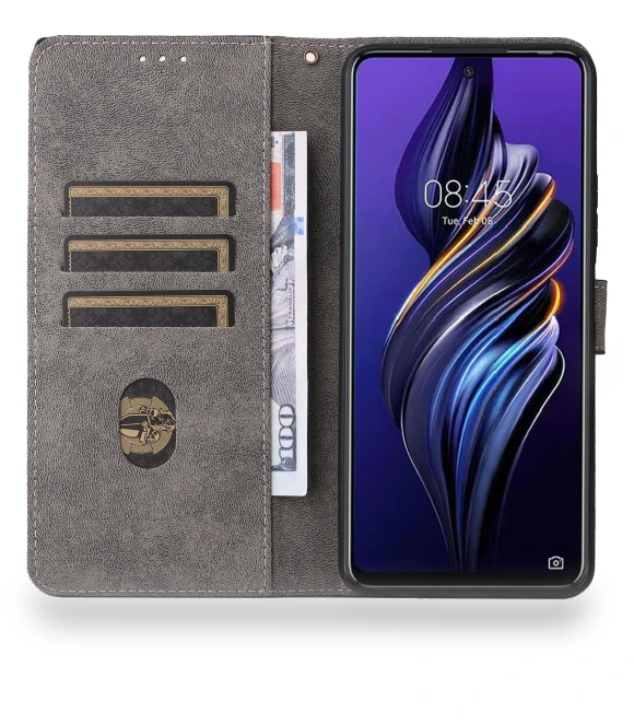 Stand Shell RFID Blocking Wallet Phone Cover with Strap — Smartwatch Protectors, Smartwatch 2025
