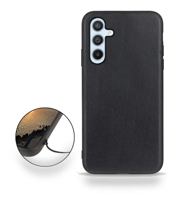 Textured Genuine Leather Coated TPU Case — Bumpers, Smartwatch 2025
