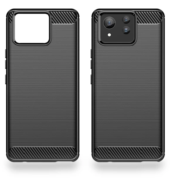 TPU Case Carbon Fiber Texture Soft Phone Cover — Screen Protectors, Smartwatch 2025