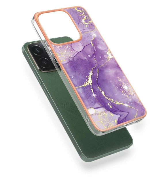 TPU Case with IMD Marble Pattern Electroplated Back Cover — Basic Cases, Samrtwatch Bands Straps
