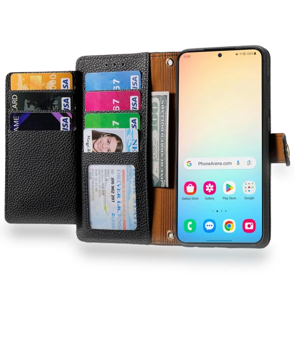 Wallet Case RFID Blocking Leather Phone Cover — Passport Wallets, Smartwatch 2025