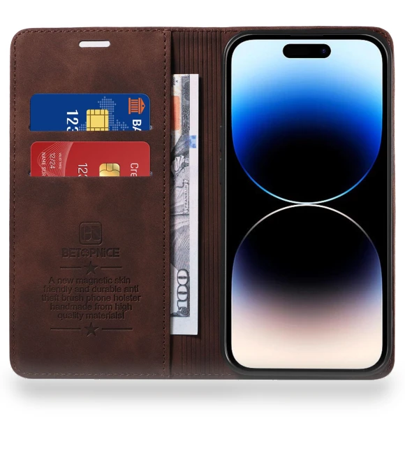 Wallet TPU+PU Leather Phone Cover with RFID Blocking and Stand — Basic Cases, Smartwatch 2025