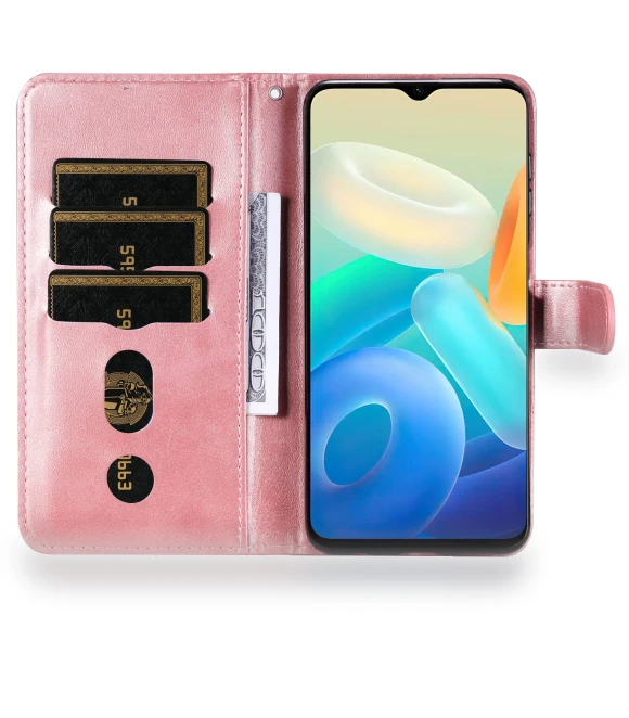 Well-protected Anti-fall PU Leather Wallet Phone Cover — Flip Cases, Smartwatch 2025