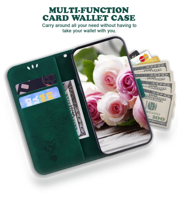 Anti-drop Phone Cover with Roses Butterflies Pattern — Bumpers, Smartwatch 2025