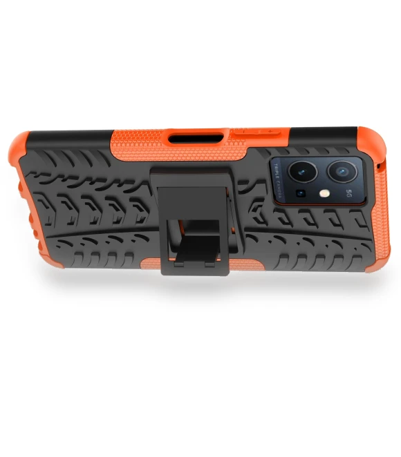 Anti-scratch Built-in Kickstand PC+TPU Hybrid Impact Case — Screen Protectors, Smartwatch 2025