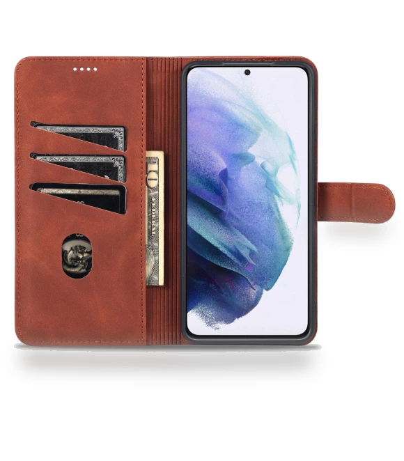 Anti-scratch PU Leather Magnetic Flip Cover Stand Wallet Drop Protection Phone Case — Flip Cases, Smartwatch 2025
