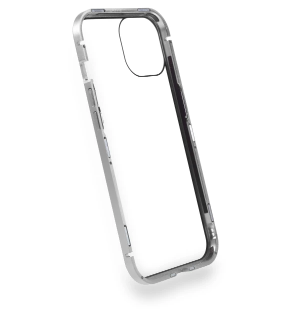 Anti-spy Phone Case with Metal Frame and Double-sided Tempered Glass — Phone Accessories, Smartwatch 2025