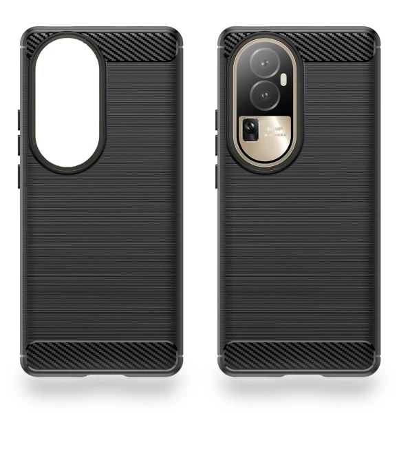 Brushed Phone Case Carbon Fiber Texture TPU Drop-proof Cover — Basic Cases, Smartwatch 2025