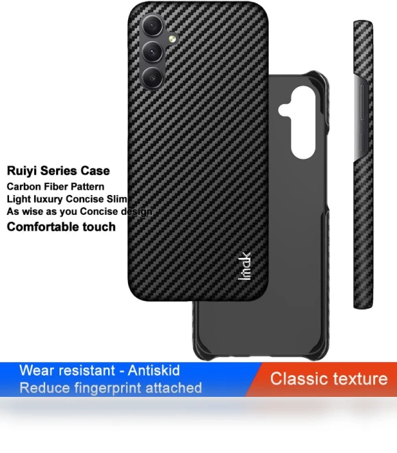 Carbon Fiber Texture Back Cover Phone Case — Back Covers, IMAK