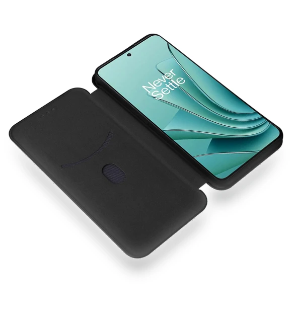 Carbon Fiber Texture Leather Stand Phone Case Card Holder — Phone Accessories, Smartwatch 2025