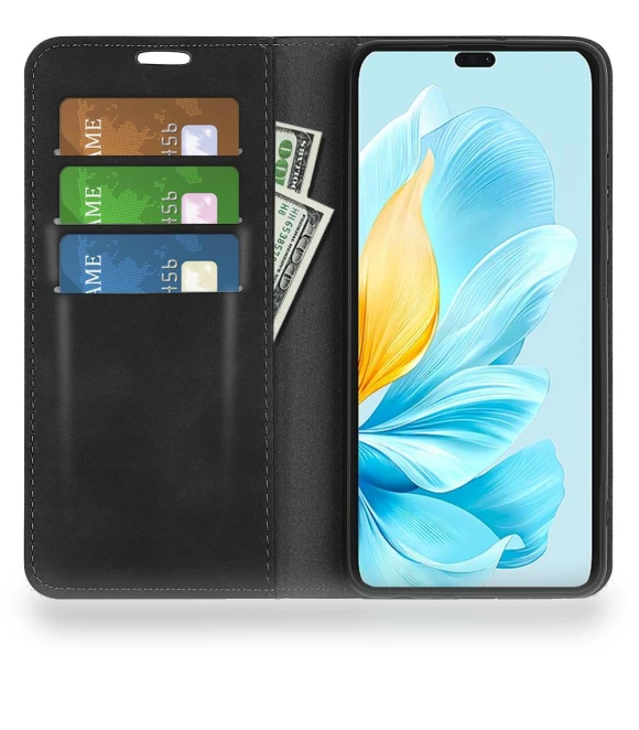 Card Slots Case Skin-Touch Leather Flip Phone Cover — Flip Cases, Smartwatch 2025