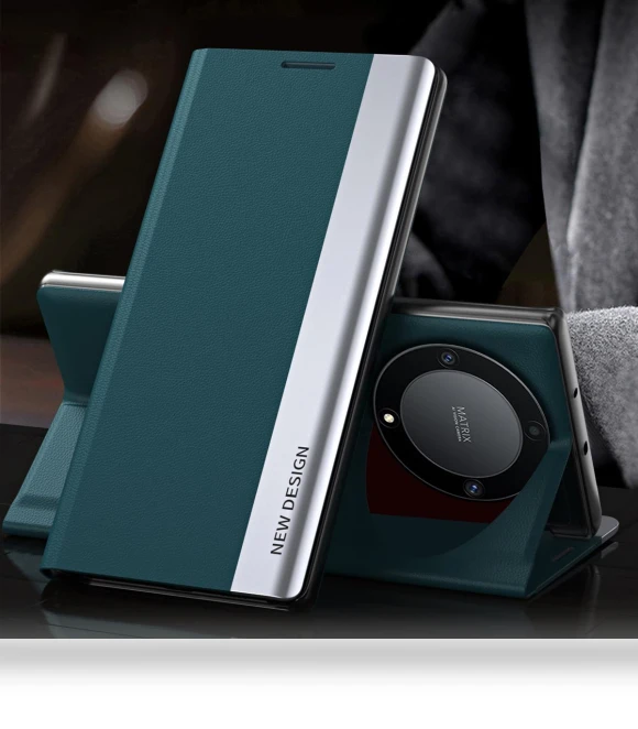 Galvanic Coating PU Leather Flip Stand Phone Case — Flip Cases, Smartwatch 2025