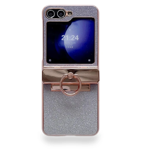 Glitter Design Hard PC Phone Cover with Ring Kickstand — Bumpers, Smartwatch 2025