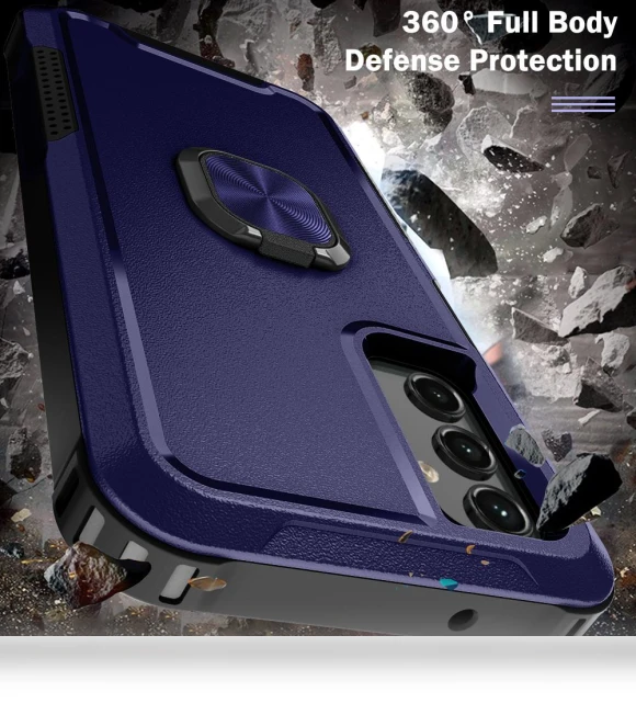 Kickstand Phone Case with Rotatable Ring Holder — Phone Accessories, Smartwatch 2025