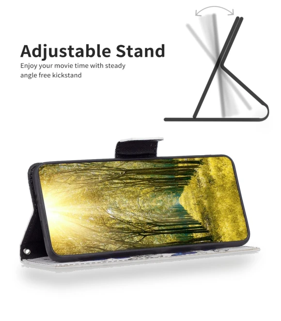 Leather Case Pattern Printing Wallet Stand Flip Cover — Flip Cases, Smartwatch 2025