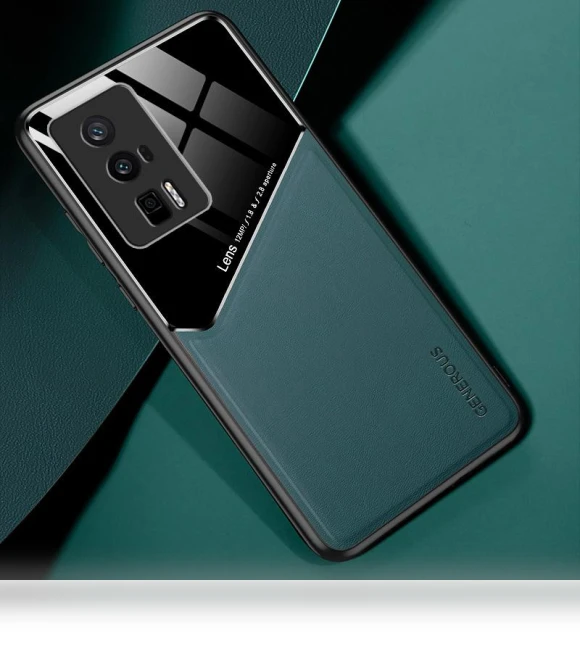 Leather Coated TPU+PC Cover Magnetic Car Holder Phone Case — Phone Accessories, Smartwatch 2025