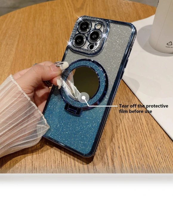 Magnetic TPU Phone Case with Kickstand — Phone Accessories, Smartwatch 2025