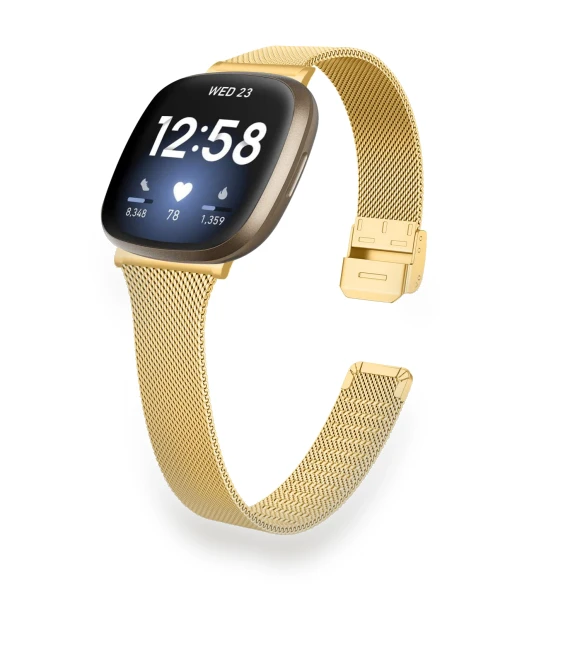 Milanese Stainless Steel Fine Mesh Smart Watch Strap — Wearable Accessories, Smartwatch 2025