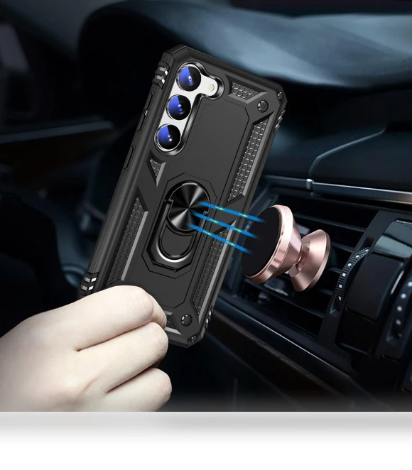 Military Grade Shock-absorbing Case with Ring Kickstand — Bumpers, Smartwatch 2025