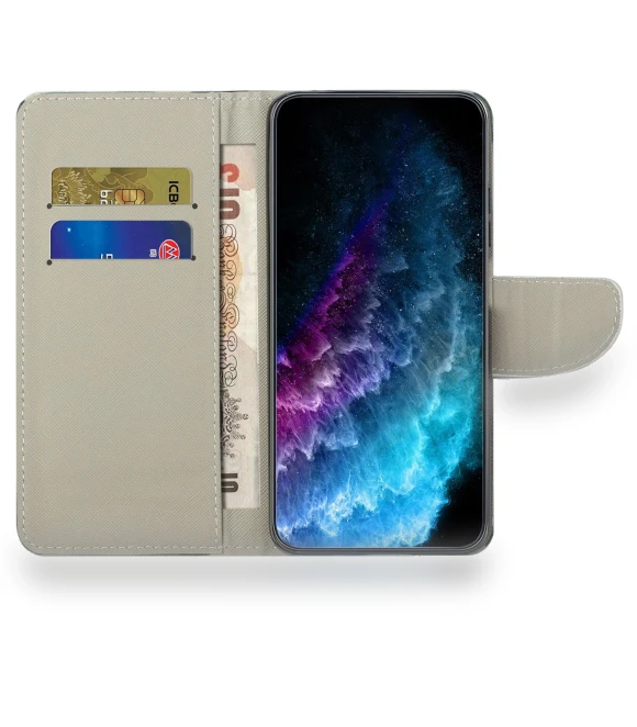 Pattern Printing PU Leather Flip Folio Case — Bumpers, Smartwatch 2025