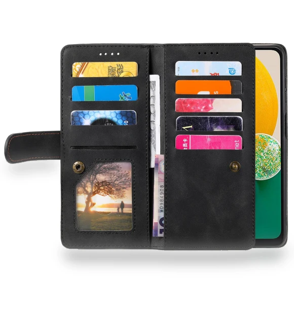 PU Leather Phone Case with Zipper Pocket — Phone Accessories, Smartwatch 2025