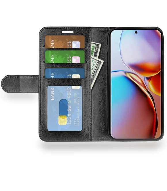 PU Leather Stand Cover Flip Wallet Phone Case — Flip Cases, Smartwatch 2025