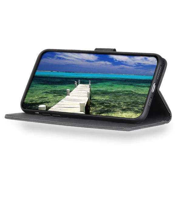 PU Leather Wallet Case Retro Texture Anti-scratch Stand Inner TPU Phone Cover — Phone Accessories, Smartwatch 2025
