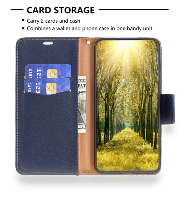 PU Leather Wallet Cover with Strap — Phone Accessories, Smartwatch 2025