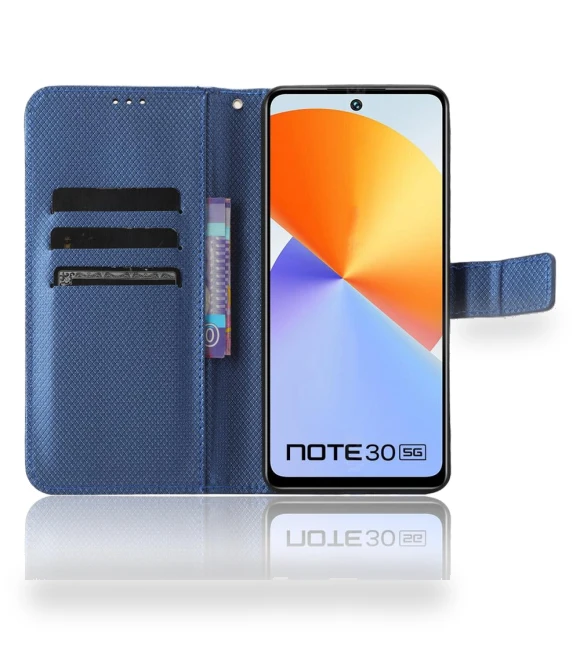PU Leather Wallet Phone Case with Diamond Texture — Phone Accessories, Smartwatch 2025