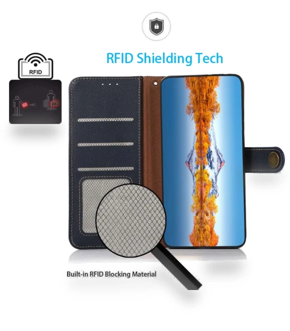 RFID Blocking Phone Wallet Case with Stand — Phone Accessories, Smartwatch 2025