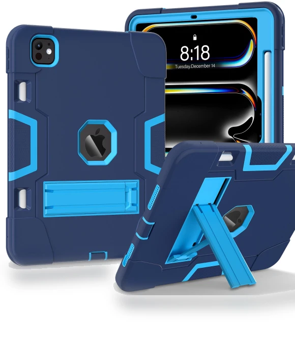 Robot Style Silicone+PC Tablet Cover with Kickstand — Cases, Smartwatch 2025