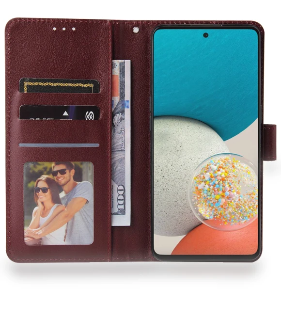 Shockproof PU Leather Foldable Stand Case — Phone Accessories, Smartwatch 2025