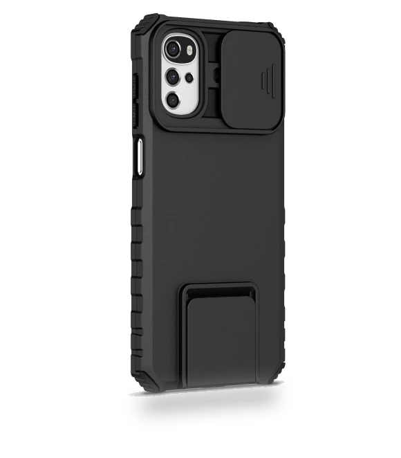 Slide Lens Shield Phone Cover with Kickstand — Protective Cases, Smartwatch 2025