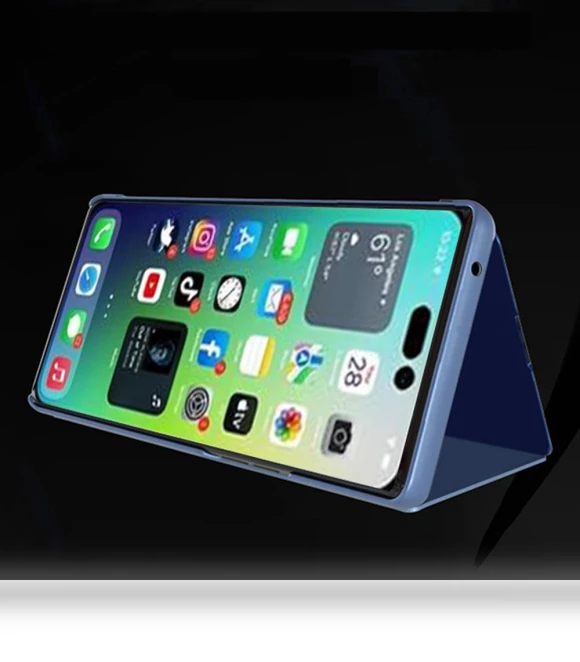 Stylish View Window PU Leather Protective Case — Phone Accessories, Smartwatch 2025