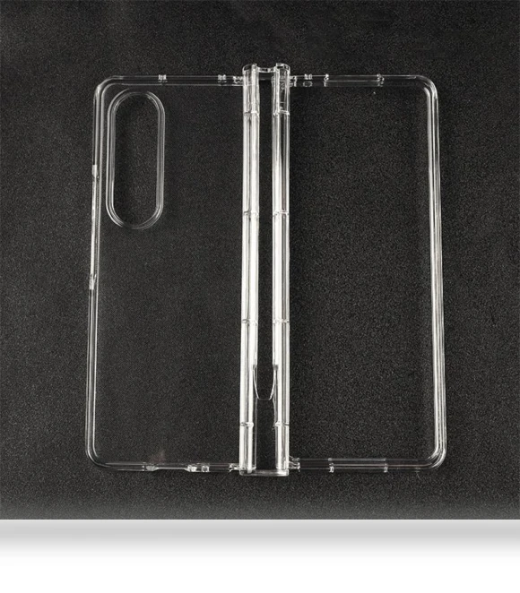 Transparent Folding Phone Case with Pen Holder — Basic Cases, Smartwatch 2025