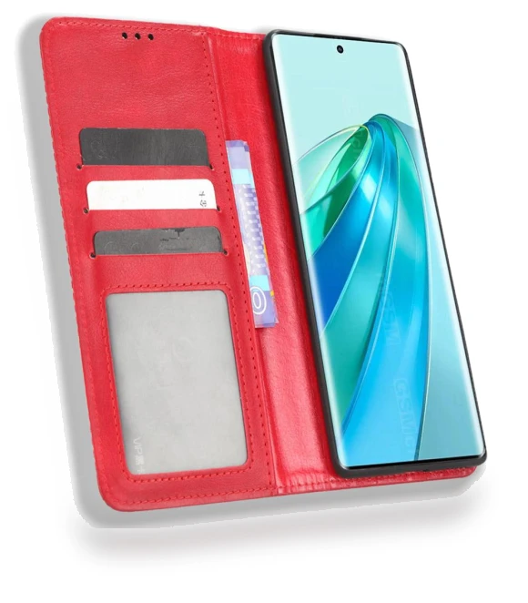 Vintage PU Leather Wallet Stand Phone Case — Phone Accessories, Smartwatch 2025