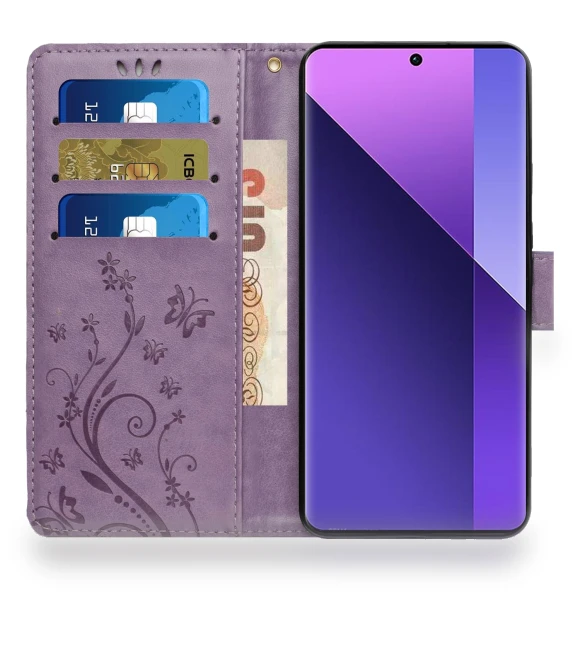 Wallet Case Butterfly Leather Flip Phone Cover — Flip Cases, Smartwatch 2025