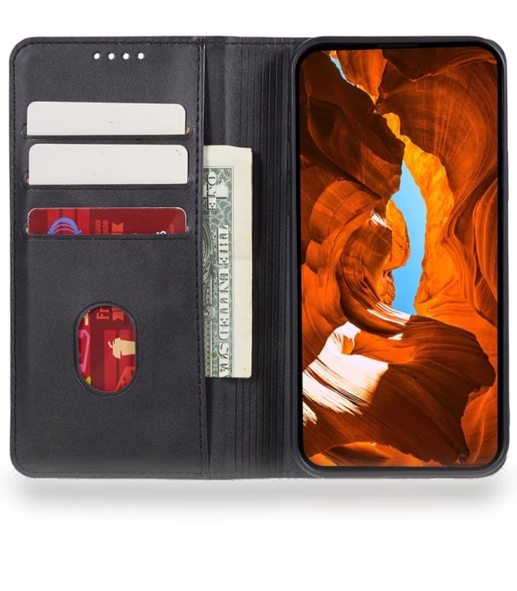 Wallet Case Magnetic Auto Closing Leather Phone Cover — Flip Cases, Smartwatch 2025