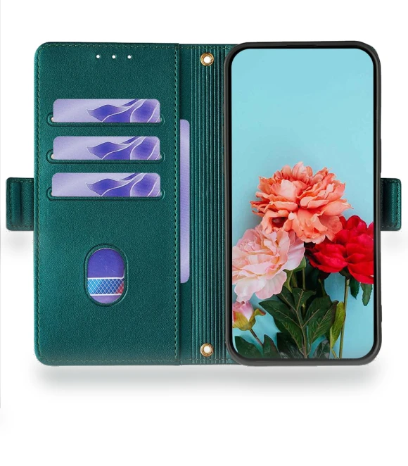 Wallet Case RFID Blocking PU Leather Phone Cover with Straps — Flip Cases, Smartwatch 2025