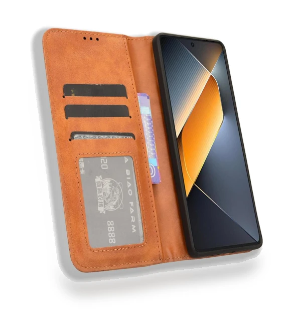 Wallet Retro Texture Leather Phone Cover — Flip Cases, Smartwatch 2025