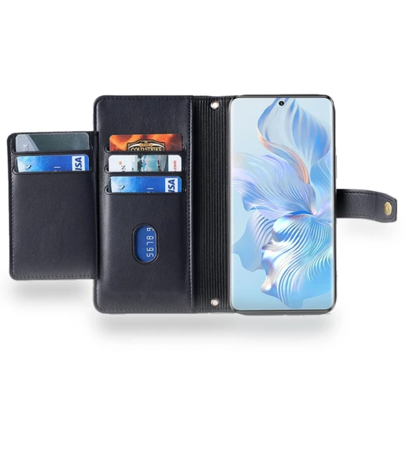 Zipper Pocket PU Leather Crossbody Phone Case — Basic Cases, Samrtwatch Bands Straps