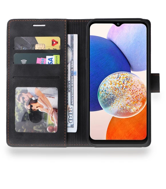 007 Series Skin-touch Leather Wallet Phone Case — Flip Cases, Smartwatch 2025