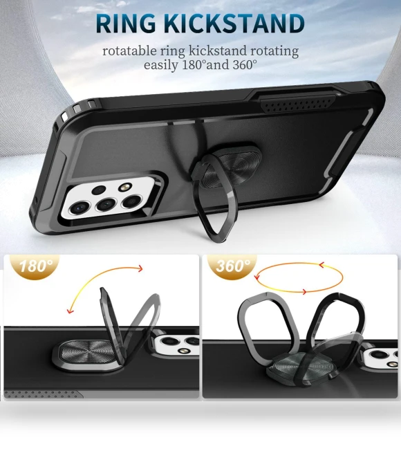 3-in-1 Phone Case with Kickstand and Ring Holder — Phone Accessories, Smartwatch 2025