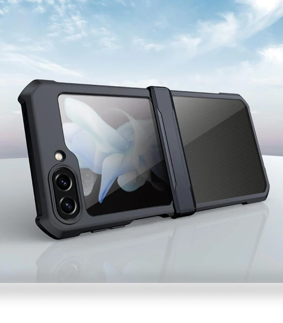 Acrylic+TPU Phone Case with Glass+Protective Bar — Phone Accessories, Smartwatch 2025