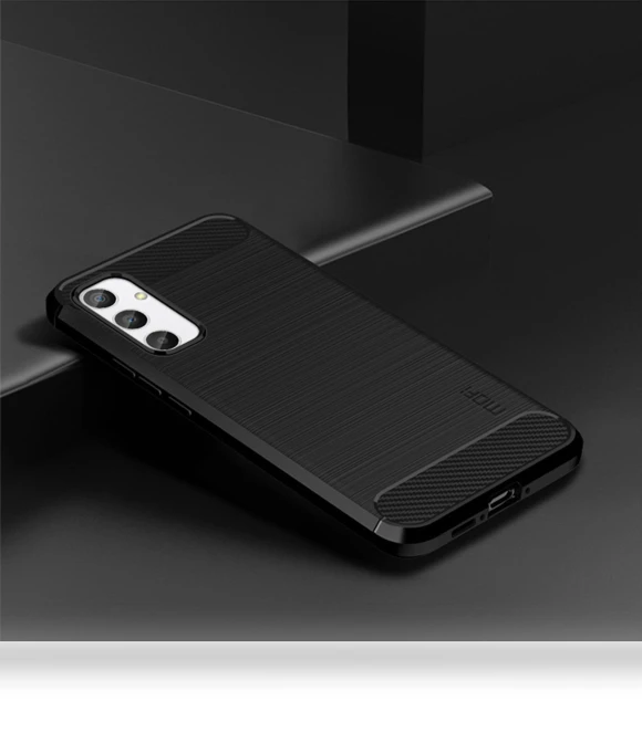 Anti-fall Phone Case Carbon Fiber Brushed Protective TPU Phone Back Cover — Bumpers, MOFI